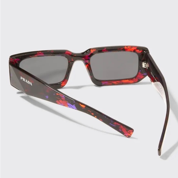 New  - Prada PR 06YSF 06V5S0 Rectangle Sunglasses - Picture 6 of 14
